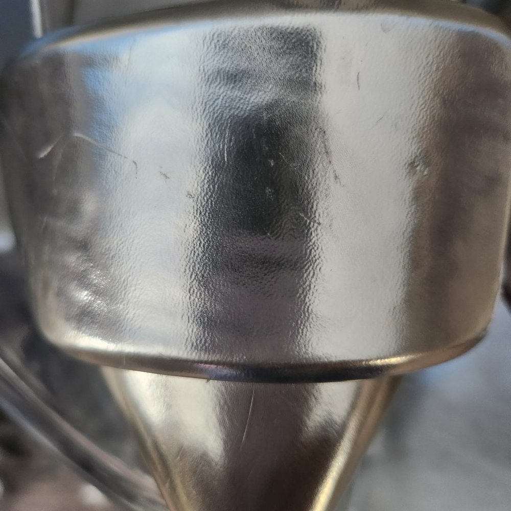 Something Bleu Metallic Heels - image 6